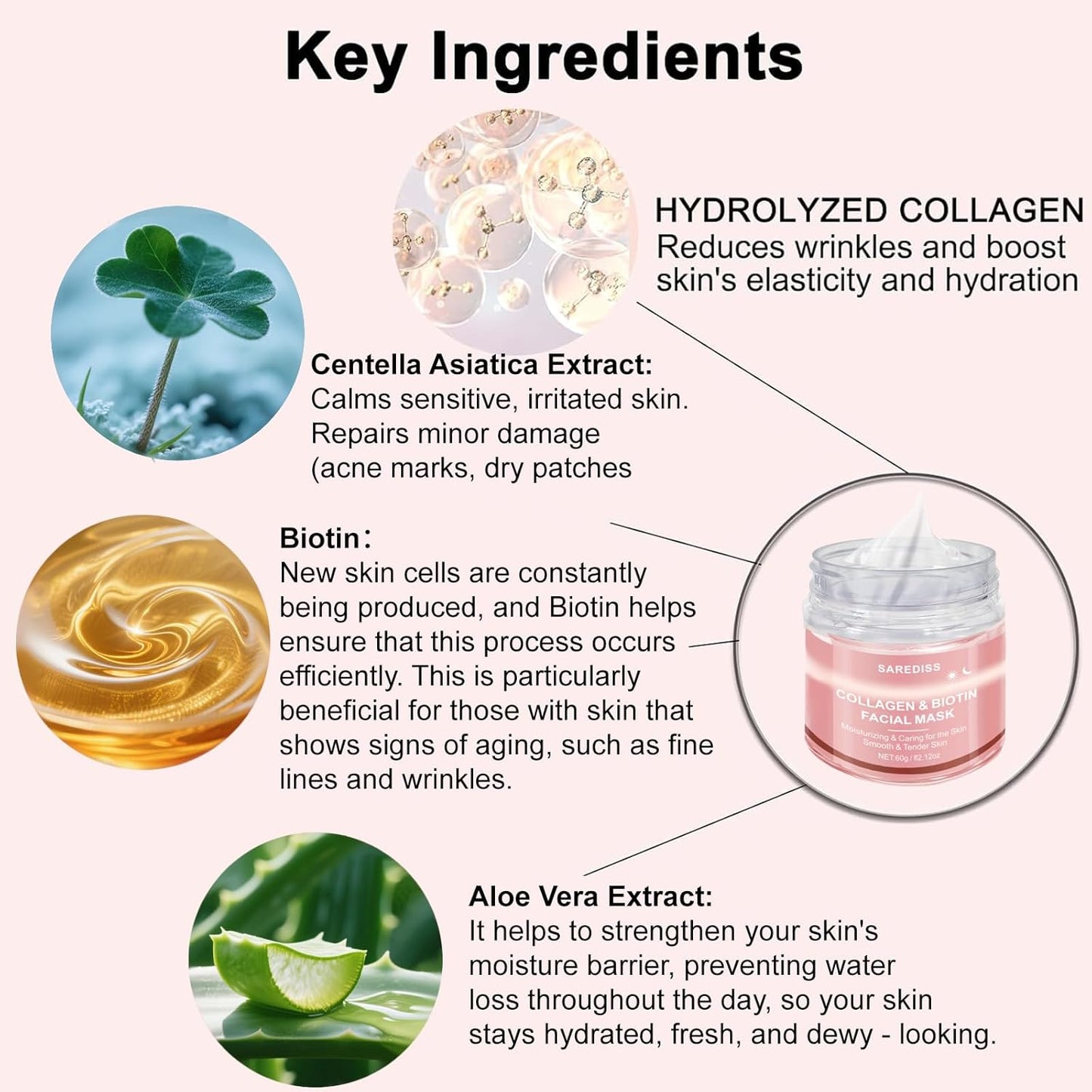 Collagen Night Wrapping Mask Peel-Off Overnight Collagen Face Mask - Deeply Hydrates & Firming & Glowy - Reduce Sagging & Wrinkle for Glowing Skin 2.12 Fl.Oz with Mask Applicator